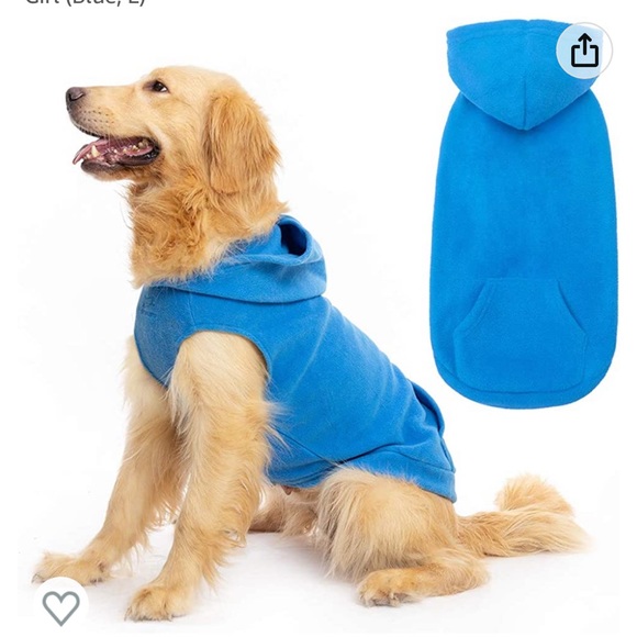 Expawlorer Other - Expawlorer Dog blue fleece hoodie size XXL NWT